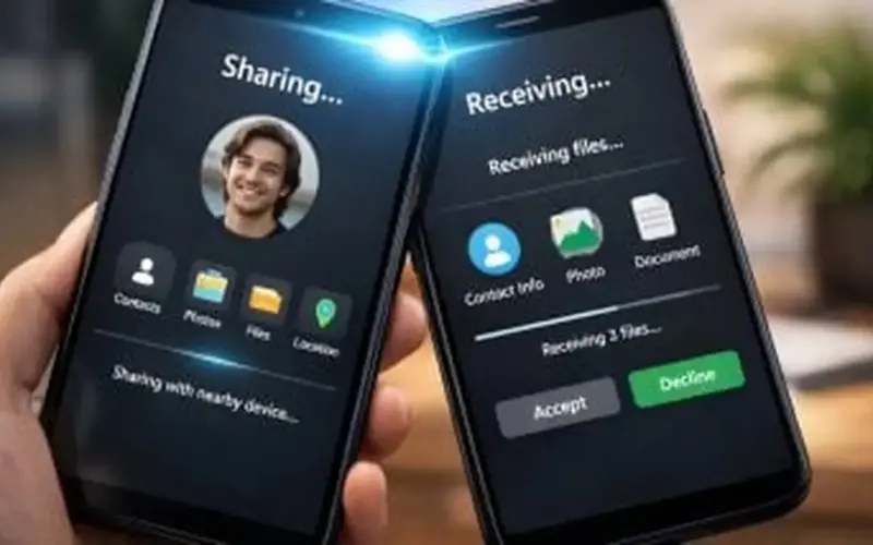 جوجل تطور ميزة Tap To Share لتتيح لهواتف أندرويد مشاركة الملفات فورًا