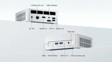 حاسوب M1 Lite الصغير من مينيسفورم يصل بذاكرة عشوائية ضخمة ومنافذ متطورة – 25H