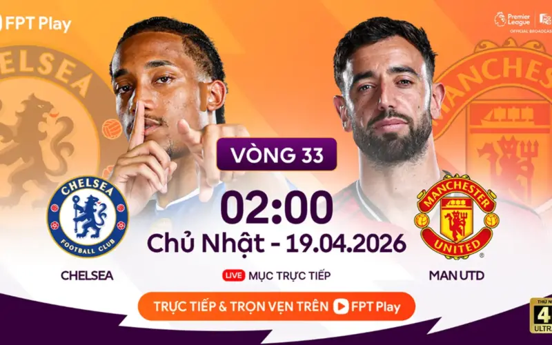 رابط البث المباشر لمواجهة تشيلسي ومانشستر يونايتد، الساعة 2:00 صباحًا يوم 19 أبريل