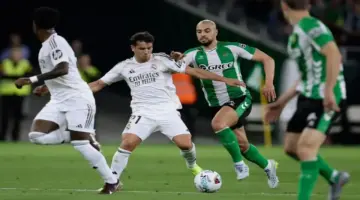 ريال مدريد يتعادل إيجابياً مع ريال بيتيس في الدوري الإسباني.
