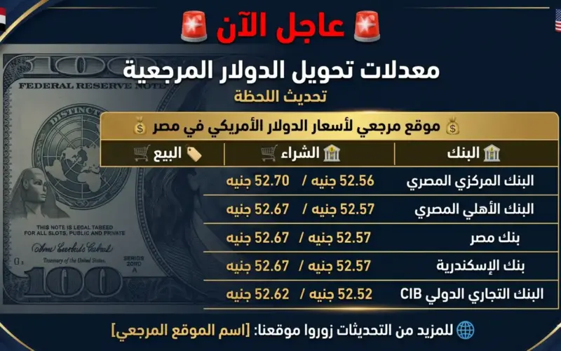 سعر الدولار مقابل الجنيه المصري اليوم السبت 25 أبريل 2026 يستمر في الاستقرار بالبنوك