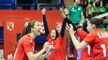 سيدات الأهلي يتوّجن بلقب أفريقيا في كرة الطائرة على حساب فريق البنك الكيني