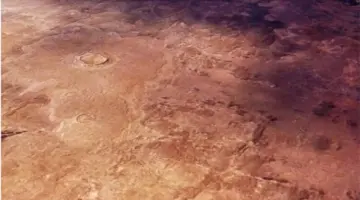 ظل بركاني يمتد على المريخ