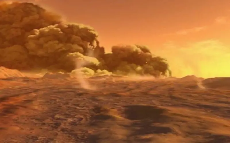 عاصفة رملية ضربت المريخ قبل 3.6 مليارات سنة