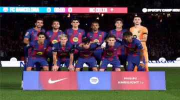 فيديو | برشلونة يُكرّم لاعبه بعد الفوز على سيلتا فيجو في الدوري الإسباني