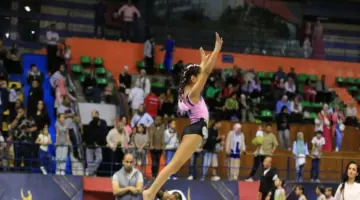 فيروز أحمد حسن تحصد المركز الأول في بطولة الجمهورية للجمباز للمرة الرابعة