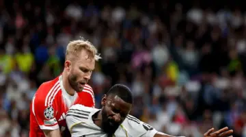 فينيسيوس ومبابي يقودان هجوم ريال مدريد ضد بايرن ميونخ بدوري الأبطال