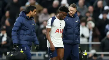 قد ينتهي موسم محمد كودوس، حيث تعرض جناح توتنهام لإصابة بالغة.