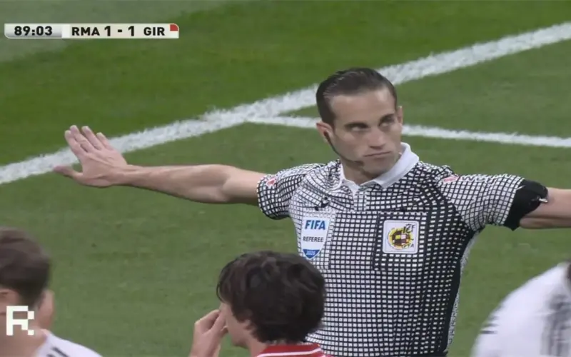 قناة ريال مدريد تهاجم التحكيم بعد التعادل مع جيرونا: فضيحة في دوري نيجريرا
