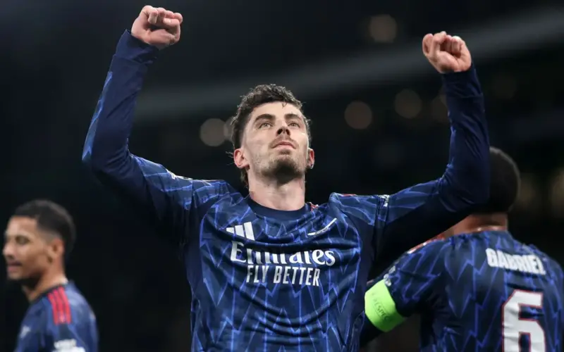 كاي هافرتس يمنح آرسنال المتواضع الانتصار في اللحظات الأخيرة أمام سبورتينغ البرتغال