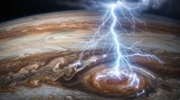 لغز البرق الهائل على المشتري.. طاقة مروعة في سماء عملاق الغاز