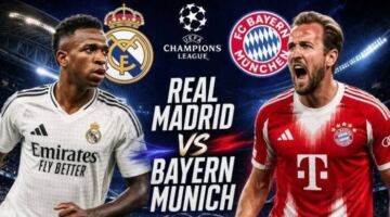 مشاهدة بث مباشر ريال مدريد ضد بايرن ميونخ الآن في دوري أبطال أوروبا 2026 Bayern Munich vs Real Madrid القنوات الناقلة وتوقيت المباراة وتفاصيل الإياب كاملة