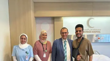 مصطفى فتحي يخضع لجراحة ناجحة في عظمة الترقوة (صور)