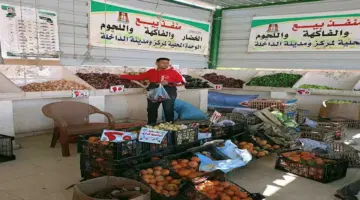 منافذ توفر الخضروات والفاكهة بأسعار مخفضة عن السوق في الوادي الجديد