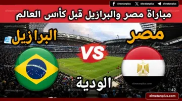 موعد مباراة مصر والبرازيل الودية 7 يونيو 2026 وتوقيت القاهرة يوضح ملامح الاستعداد لكأس العالم