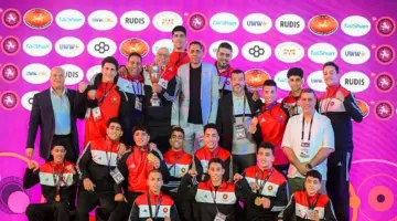 ناشئو المصارعة الحرة يحصدون كأس أفريقيا بـ 10 ميداليات
