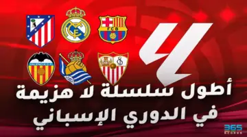 أطول سلسلة لا هزيمة في الدوري الإسباني.. مركز ريال مدريد وبرشلونة