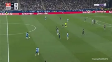 إسبانيول ضد الريال.. ملخص أهداف ونتيجة مباراة ريال مدريد وإسبانيول في الدوري الإسباني بعد مرور 50 دقيقة