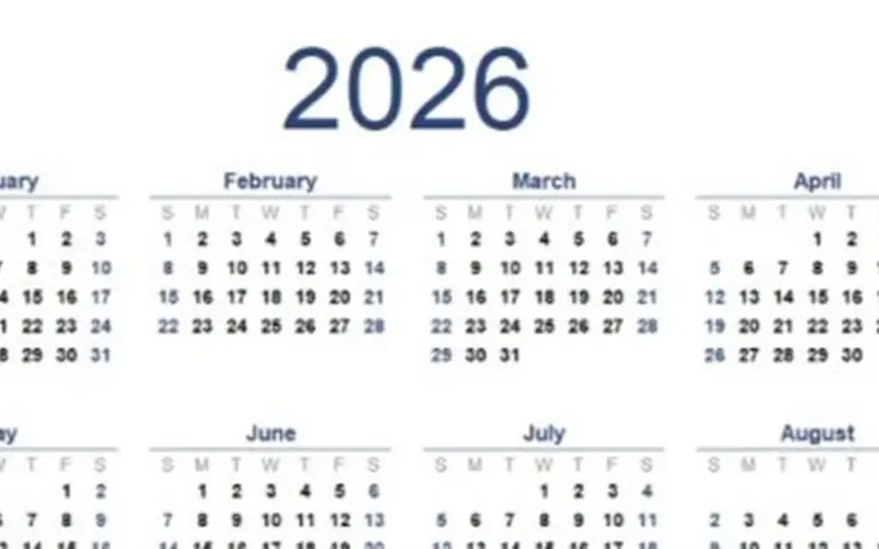 الحكومة تعلن جدول الإجازات الرسمية لعام 2026.. إجازات طويلة في انتظاركم