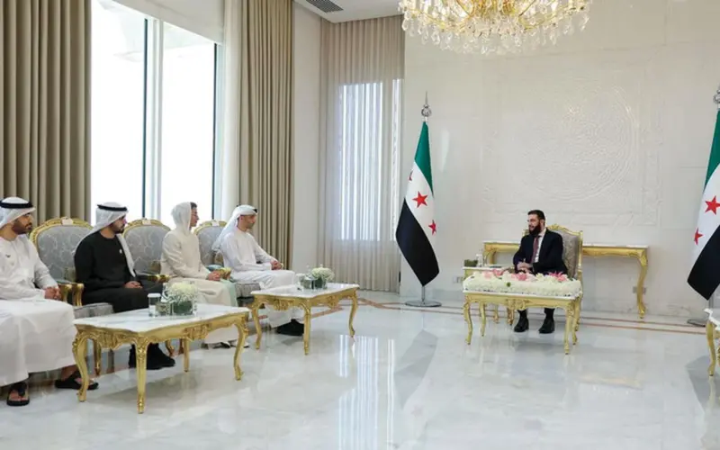 الشرع يستقبل ثاني الزيودي.. ويبحثان فرص الشراكة لدعم التعافي الاقتصادي في سورية