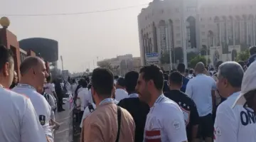 بالصور| توافد جماهير الزمالك على ستاد القاهرة لحضور مباراة اتحاد العاصمة