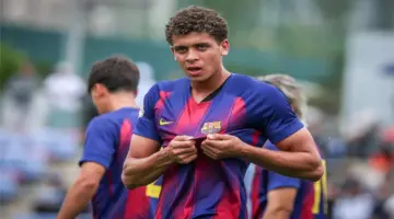 برشلونة يشيد بـ حمزة عبد الكريم عقب تألقه مع فريق الشباب