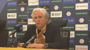 بعد التتويج بلقب الدوري السعودي.. جورج جيسوس يعلن رحيله عن تدريب النصر                                أعلن جورج جيسوس المدير الفني لـ النصر السعودي رحيله عن تدريب الفريق بعد التتويج بلقب الدوري السعودي.                الجمعة، 22 مايو 2026 – 01:53