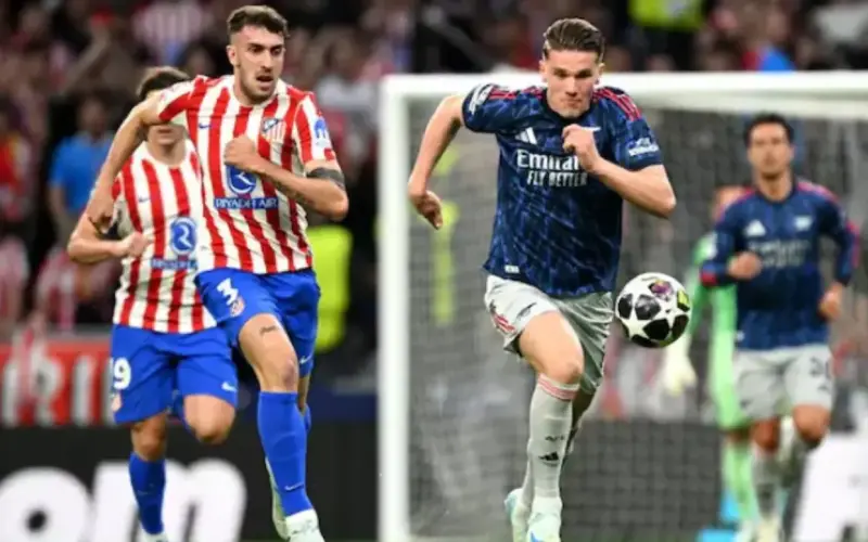 توقيت مباراة أرسنال وأتلتيكو مدريد في نصف نهائي دوري أبطال أوروبا