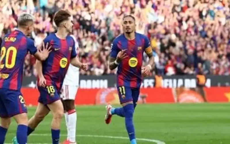 رافينيا يعود لبرشلونة ضد الريال بالكلاسيكو