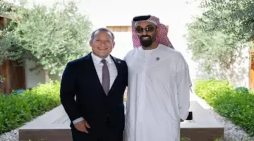 طحنون بن زايد ونائب أمريكي يبحثان التعاون والقضايا الإقليمية والدولية