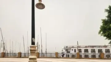 طريق الكباش ومعبد الأقصر.. شاهد عاصفة ترابية تغطي سماء المحافظة