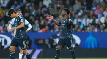 فيديو | تتويج برشلونة يتأجل.. ريال مدريد يتجاوز إسبانيول بثنائية فينيسيوس في الدوري الإسباني