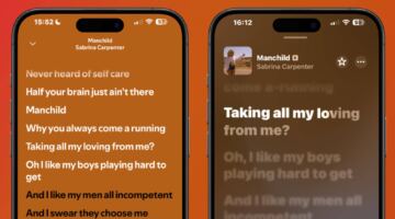 لم أكن أعلم أنه يمكنك القيام بذلك في Spotify Lyrics حتى الآن، وأنا مندهش حقًا – ولكنه متاح فقط لمستخدمي Android، مما يتركنا كأتباع iOS في الصفوف الخلفية.