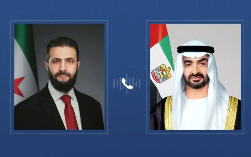 محمد بن زايد والرئيس السوري يبحثان هاتفياً التطورات في المنطقة