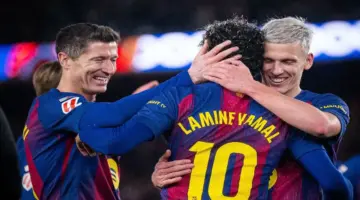 ملخص أهداف مباراة برشلونة وأوساسونا في الدوري الإسباني 2025-2026