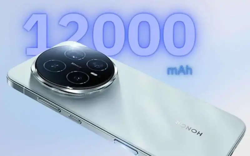 هونر تختبر هواتف ببطاريات عملاقة تصل إلى 12000 مللي أمبير في 2026