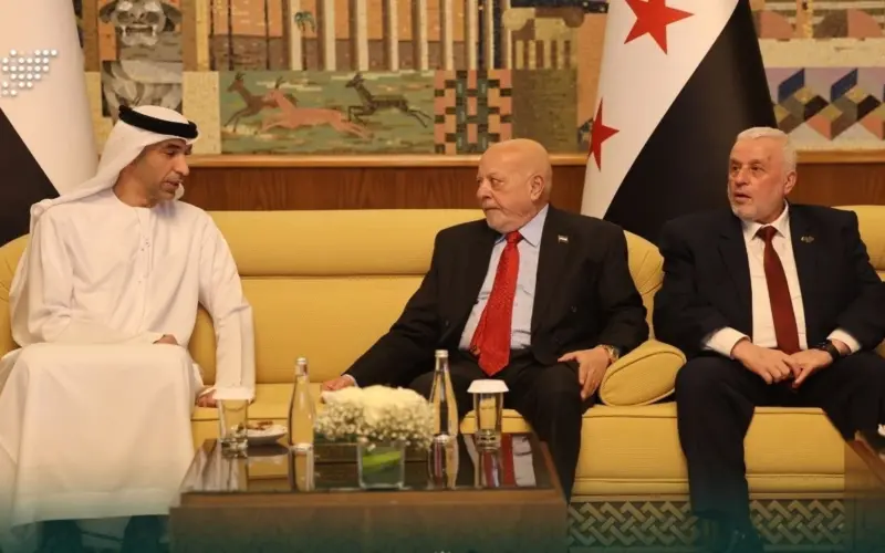 وفد إماراتي رفيع المستوى يصل إلى دمشق