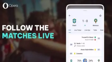 Opera تحدّث متصفحها على اندرويد بصفحة رئيسية جديدة ومركز مخصص لعشاق كرة القدم – 25H