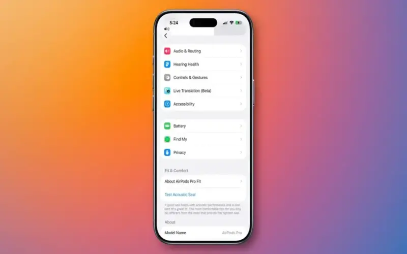 iOS 27 يعيد تصميم إعدادات AirPods بالكامل بواجهة أكثر تنظيمًا وسهولة – 25H