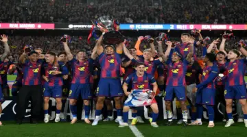 أرقام استثنائية في تتويج برشلونة بلقب الدوري الإسباني | رياضة