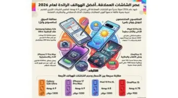 أفضل 4 هواتف بشاشات كبيرة في 2026