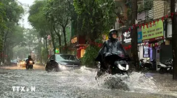 ابتداءً من العاشر من يونيو، ستنخفض كمية الأمطار الغزيرة في المنطقة الشمالية الغربية من فيتنام تدريجياً.