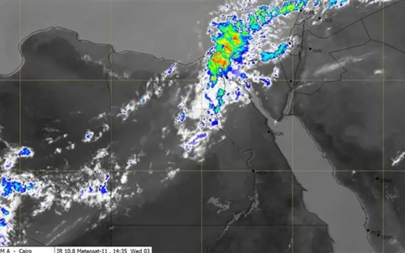 الأرصاد الجوية: الغطاء السحابي مستمر على شمال البلاد ورياح وأتربة على هذه المناطق