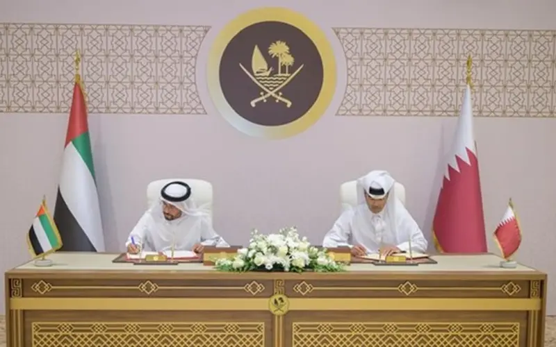 الإمارات وقطر توقعان مذكرة تفاهم لحماية البيانات في المشاريع المشتركة