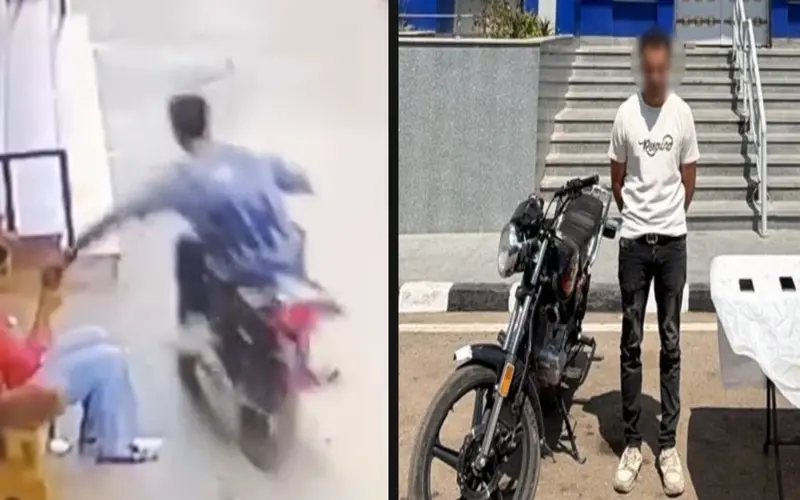 القبض على لص الهواتف بعد ظهوره في فيديو أثناء خطفه هاتف فتاة بالمطرية