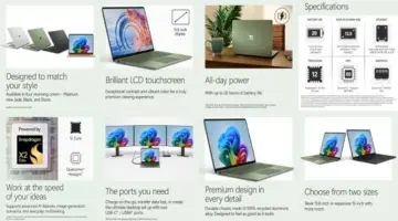 تسريب تفصيلي يكشف عن مواصفات لابتوب Surface Laptop 8 بمعالجات كوالكوم الجديدة – 25H