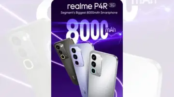 تم إطلاق هاتف realme P4R 5G في 10 يونيو ببطارية سعة 8000 مللي أمبير ومعالج Dimensity 6300.