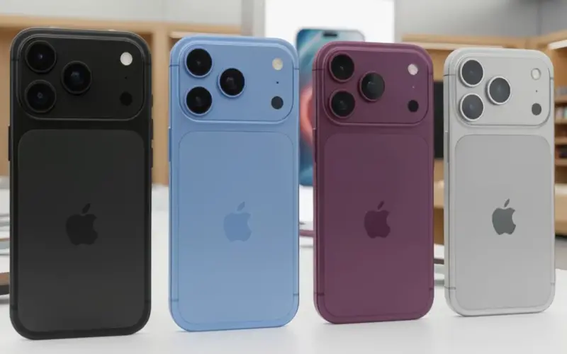تم الكشف عن هاتف iPhone 18 Pro Max بلون إطار ألومنيوم جديد، مما يجعله أثقل هاتف على الإطلاق؟