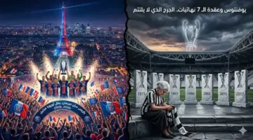 حسرة جديدة في تورينو.. يوفنتوس الخاسر الأكبر من تتويج باريس الثاني بدوري الأبطال