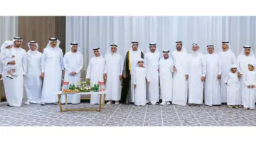 حمدان بن محمد وأحمد بن محمد يحضران أفراح بن خرباش والشعفار